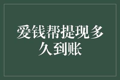 愛(ài)錢(qián)幫提現(xiàn)到賬時(shí)間分析與優(yōu)化建議 對(duì)金融行業(yè)項(xiàng)目投資管理的啟示